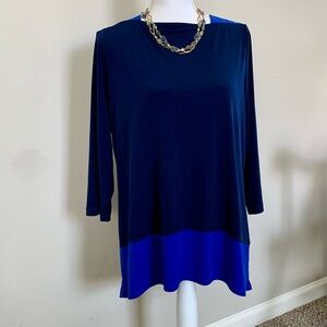 Susan Graver Liquid Knit Tunic Size M